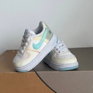 Nike Air Force 1 Crater ‘White Copa’ Toddler Sneakers - SZ 4 C